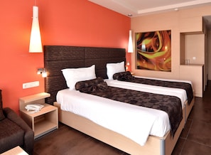 Minibar, in-room safe, desk, free cots/infant beds