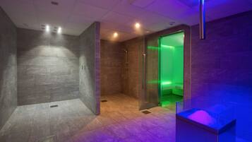 Hammam, 1 salle de soins, massages