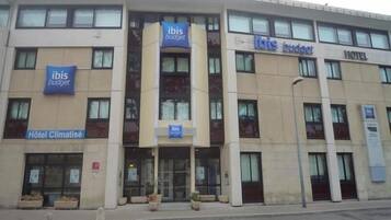 Voorkant van accommodatie