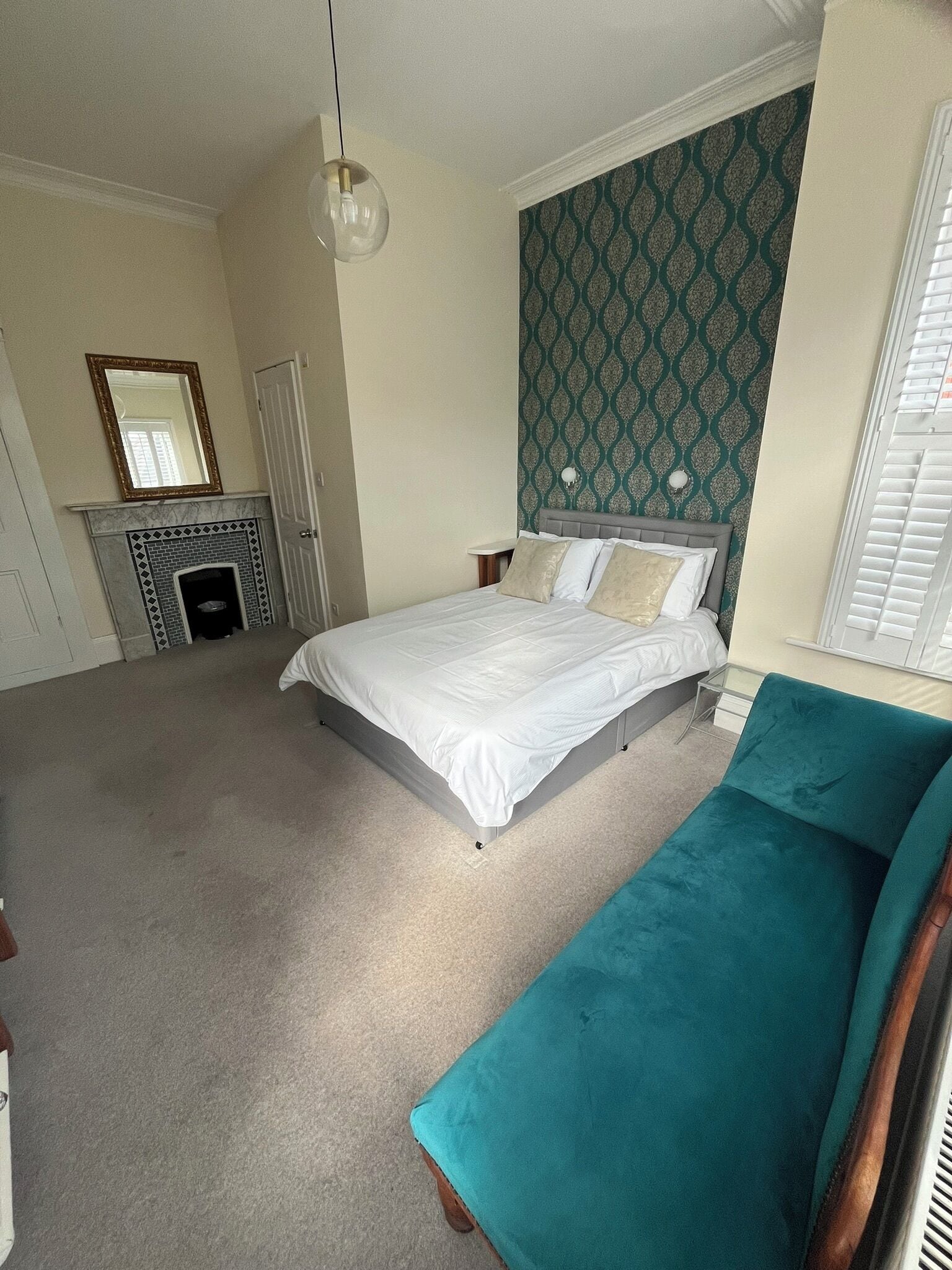 Tweepersoonskamer (Hengistbury ) | Lakens van Egyptisch katoen, luxe beddengoed, individueel gedecoreerd