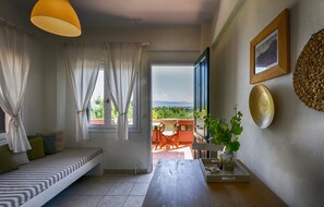 Departamento, vista al mar | Área de sala de estar | Televisión LCD