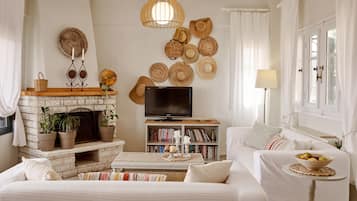 Apartment, 2 Bedrooms, Sea View | Living area | LCD TV