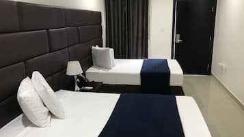 Standardværelse - 2 dobbeltsenge | Premium-sengetøj, skrivebord, strygejern/strygebræt, gratis Wi-Fi