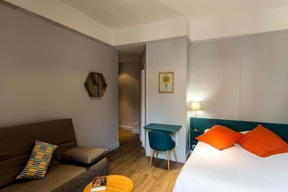 Chambre Quadruple Familiale, salle de bains attenante