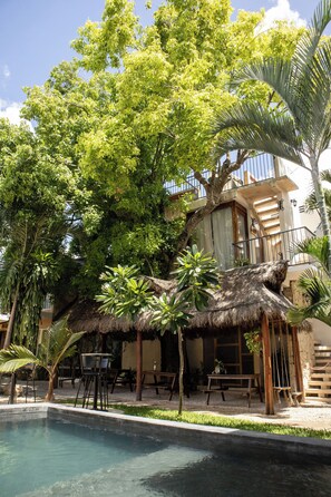 Alberca al aire libre 