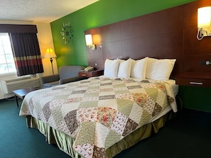 Standard Room, 1 King Bed, Non Smoking | Premium bedding, iron/ironing board, free WiFi, bed sheets - Surry Inn - Dobson - I-77 - Exit 93 (Dobson)