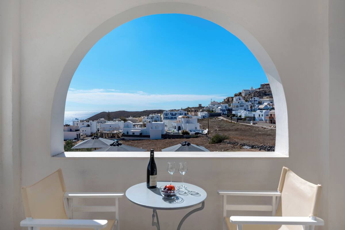 Appartement Standard, 1 chambre, vue partielle sur la mer (Upper Floor) | Terrasse/Patio