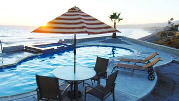 Outdoor pool, cabanas (surcharge), sun loungers