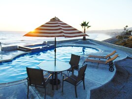 Outdoor pool, cabanas (surcharge), sun loungers