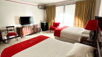 Minibar, in-room safe, desk, blackout curtains