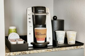 Premium bedding, desk, blackout curtains, iron/ironing board