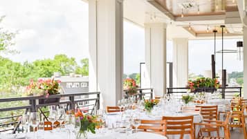 Área de bodas al aire libre