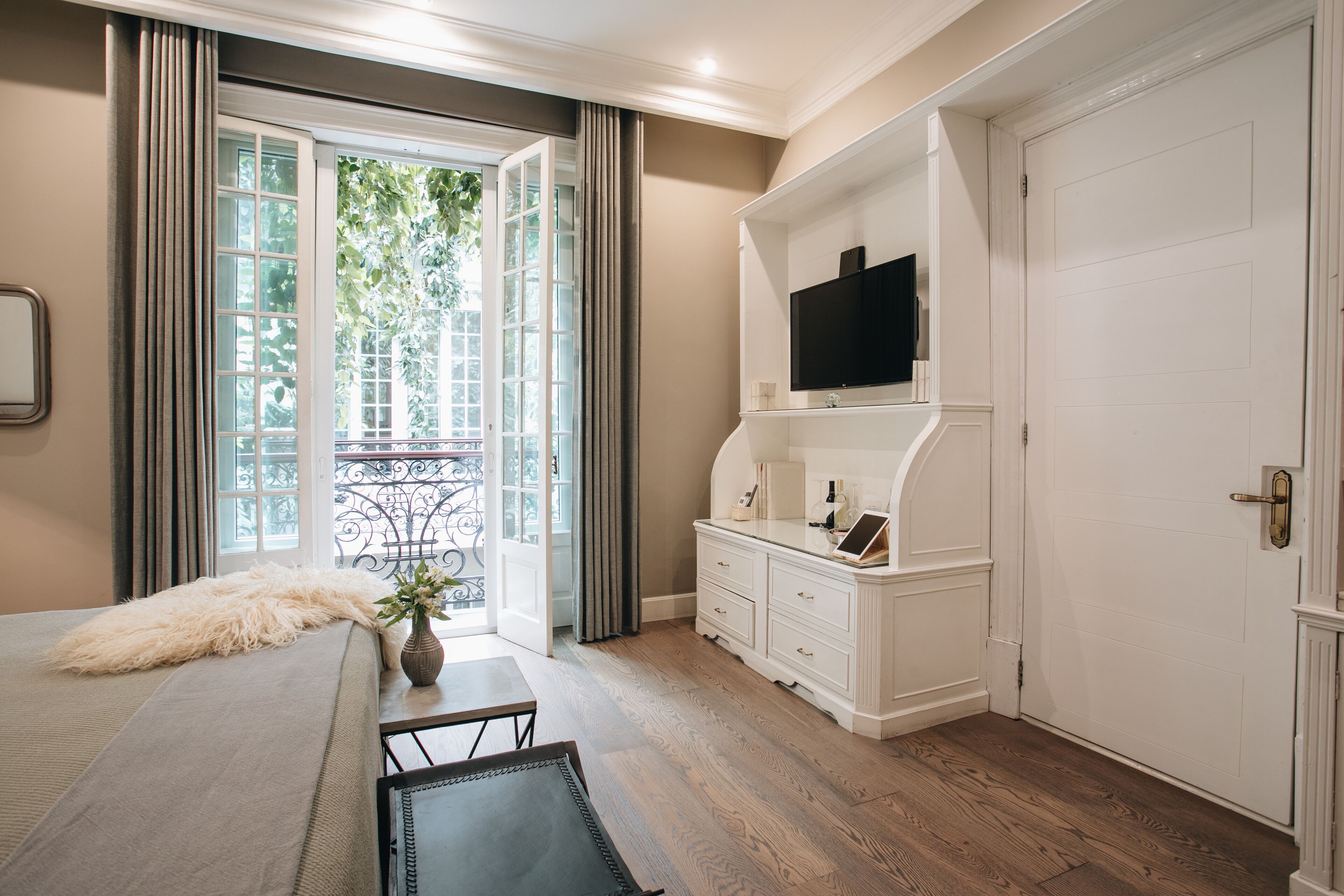 Chambre Exclusive, balcon, vue cour intérieure (Lebreton y Loaeza) | Vue de la chambre