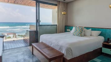 Comfort Suite, 1 King Bed, Pool Access, Ocean View | Premium bedding, in-room safe, blackout curtains, free WiFi