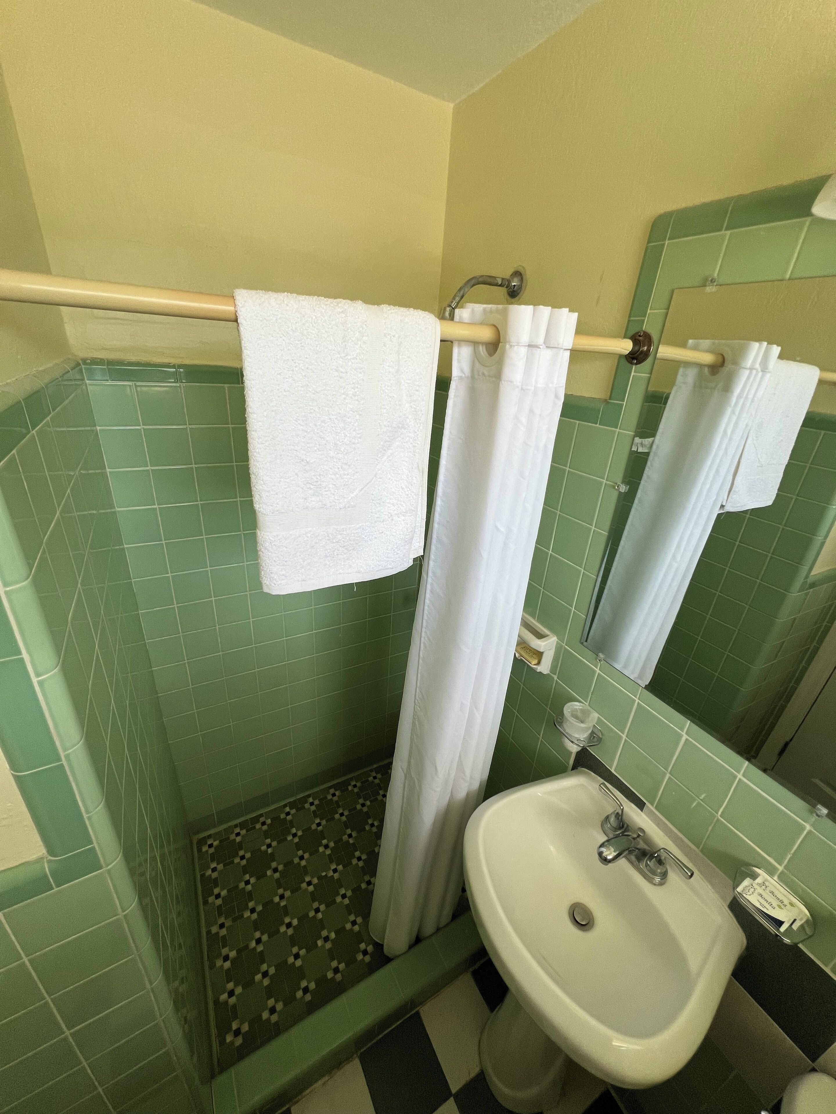 Chambre Standard, 1 très grand lit | Salle de bain | Douche, serviettes fournies, savon, shampoing