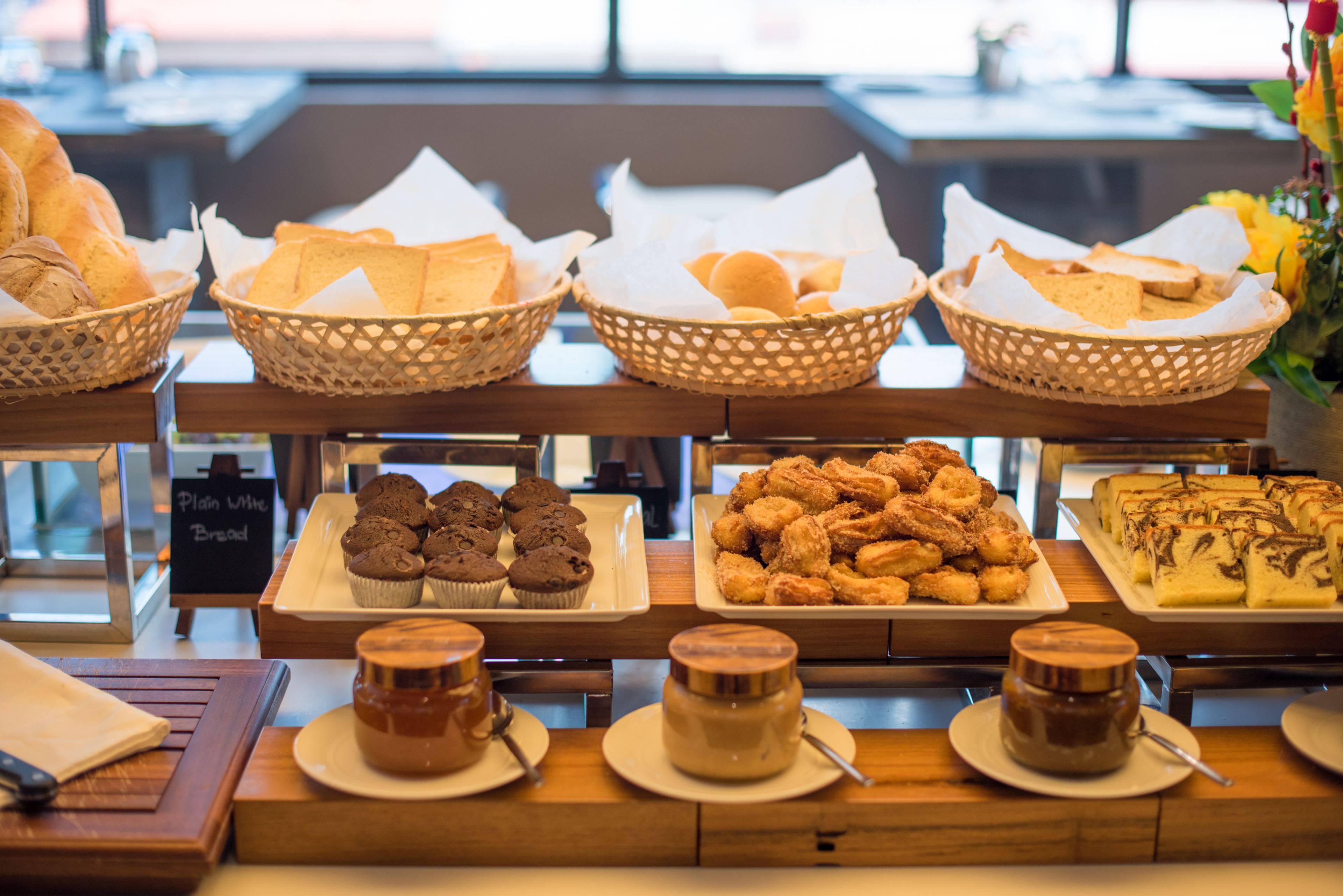 daily buffet breakfast (myr 44.00 per person)