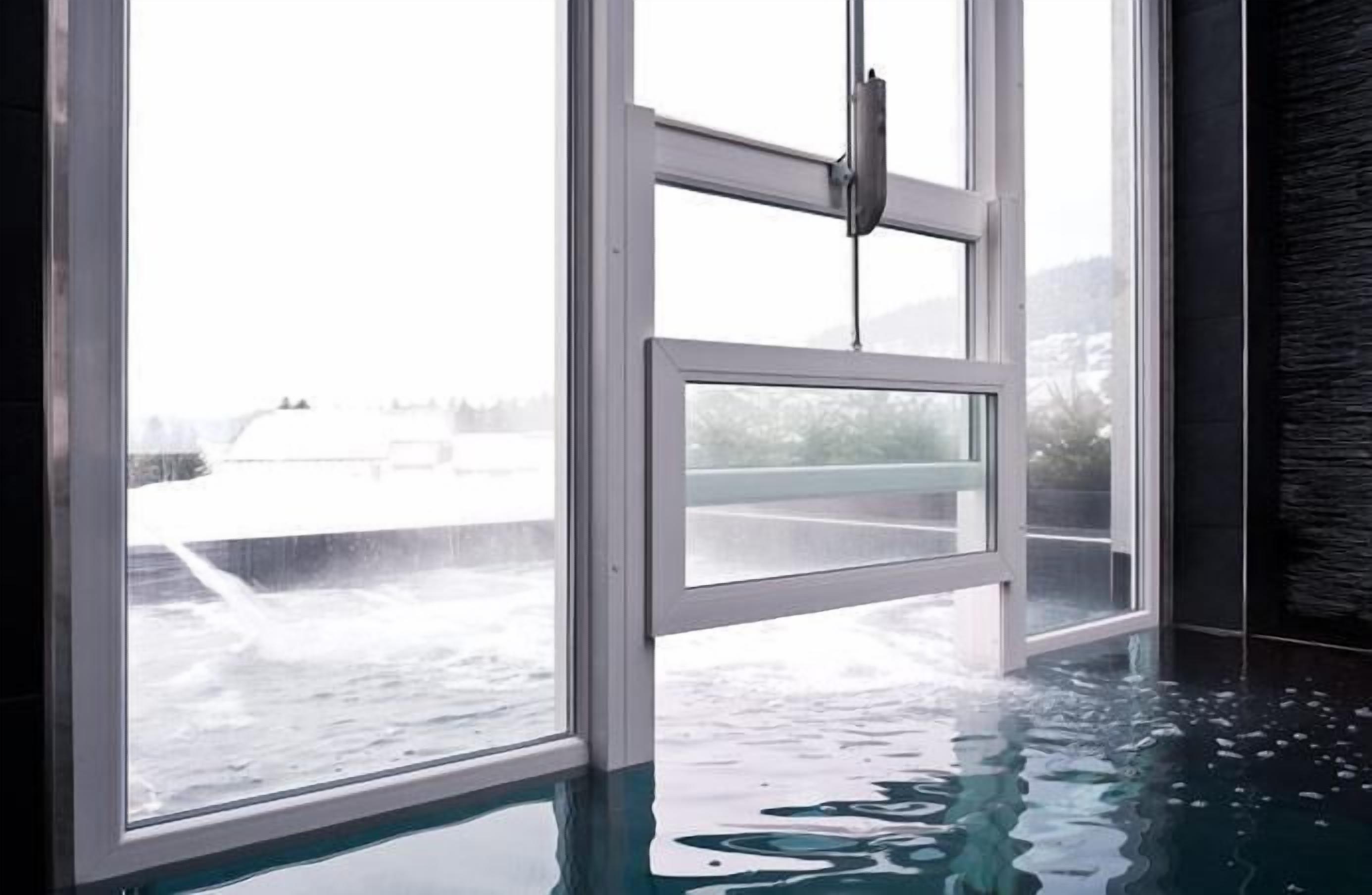 Indoor pool, outdoor pool, open 10:00 AM to 8:00 PM, pool loungers