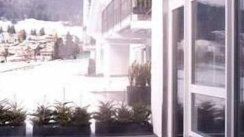Indoor pool, outdoor pool, open 10:00 AM to 8:00 PM, pool loungers