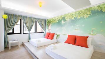 1 habitación, minibar, decoración personalizada y muebles diferentes