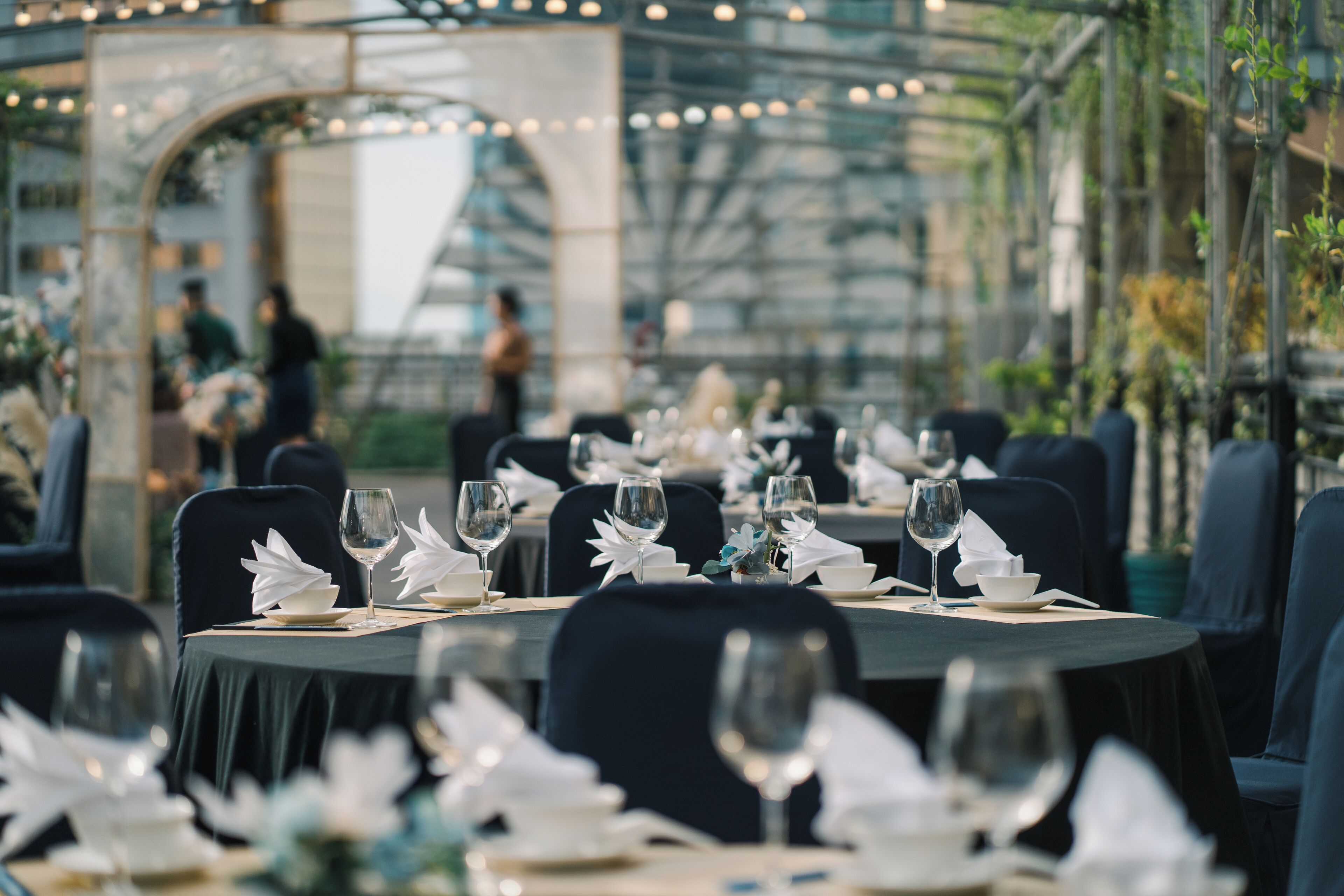 야외 결혼식 공간