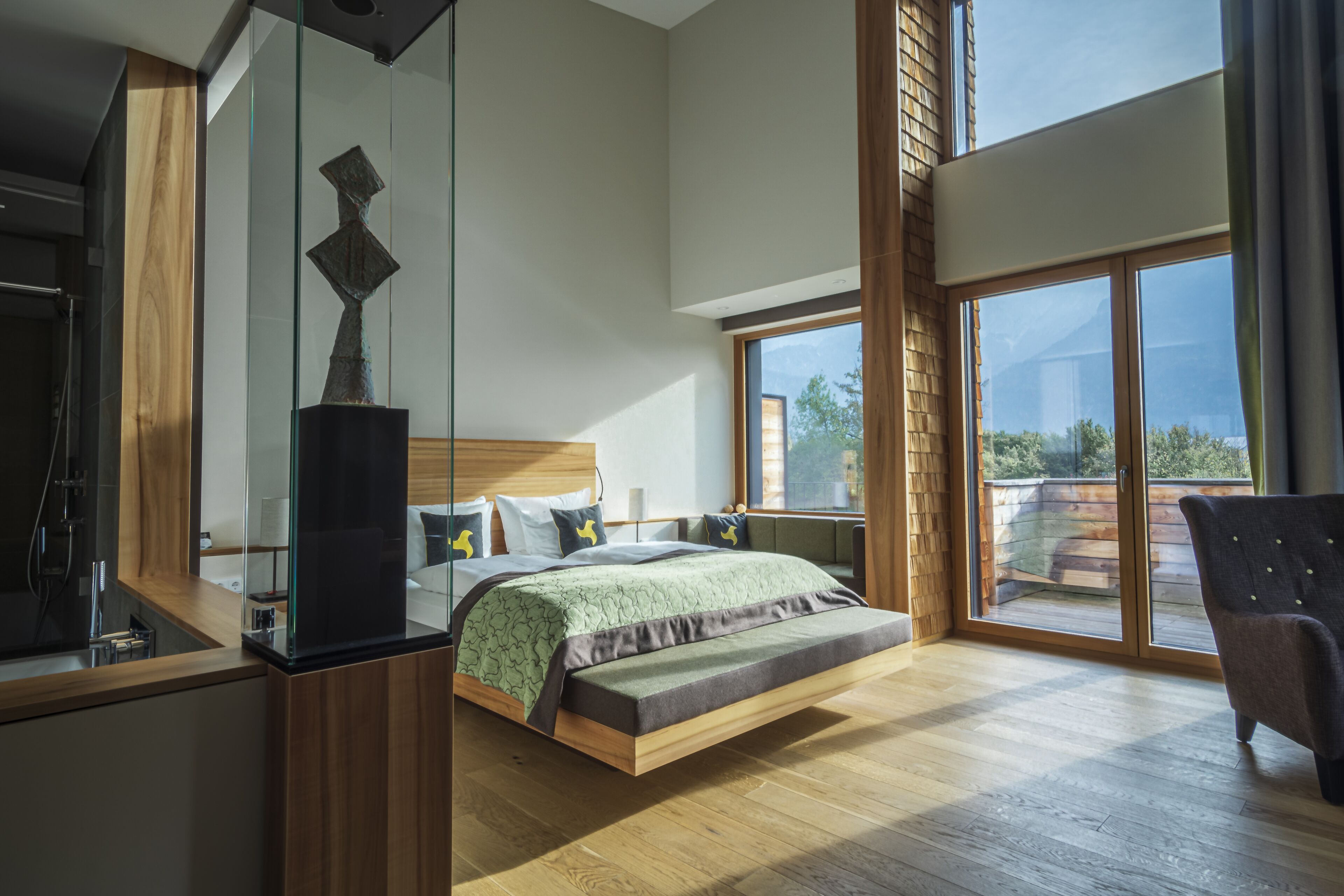 loft junior suite (mountain view) | minibar, in-room safe, desk, blackout curtains