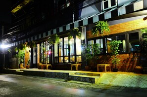 Front of property – evening/night