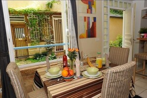 Apartment, 1 Bedroom, Ground Floor (Serenity) | View from room - Les Patios du Marais (Paris)