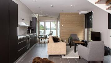 Comfort Apartment, 1 Bedroom, Sauna | 1 bedroom, individually decorated, individually furnished, desk