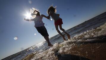 Beach nearby, rowing