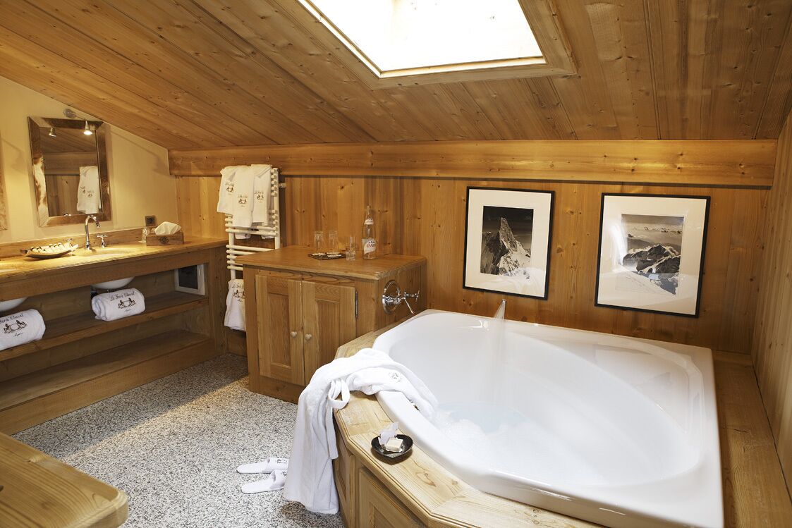 hermitage luxury suite | bathroom | combined shower/bathtub, designer toiletries, hair dryer, bathrobes