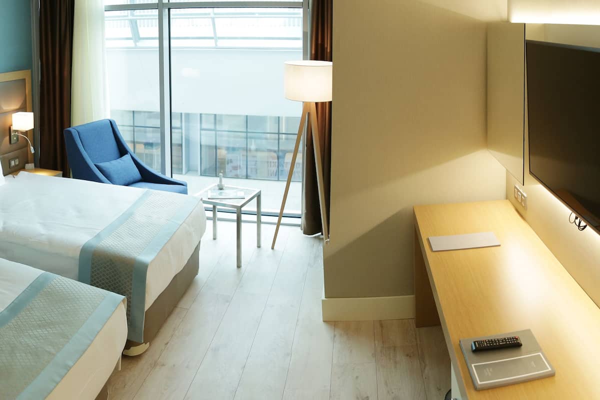 Habitación estándar con 2 camas individuales | Vista desde la habitación