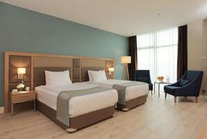 Chambre Supérieure avec lits jumeaux | Vue de la chambre