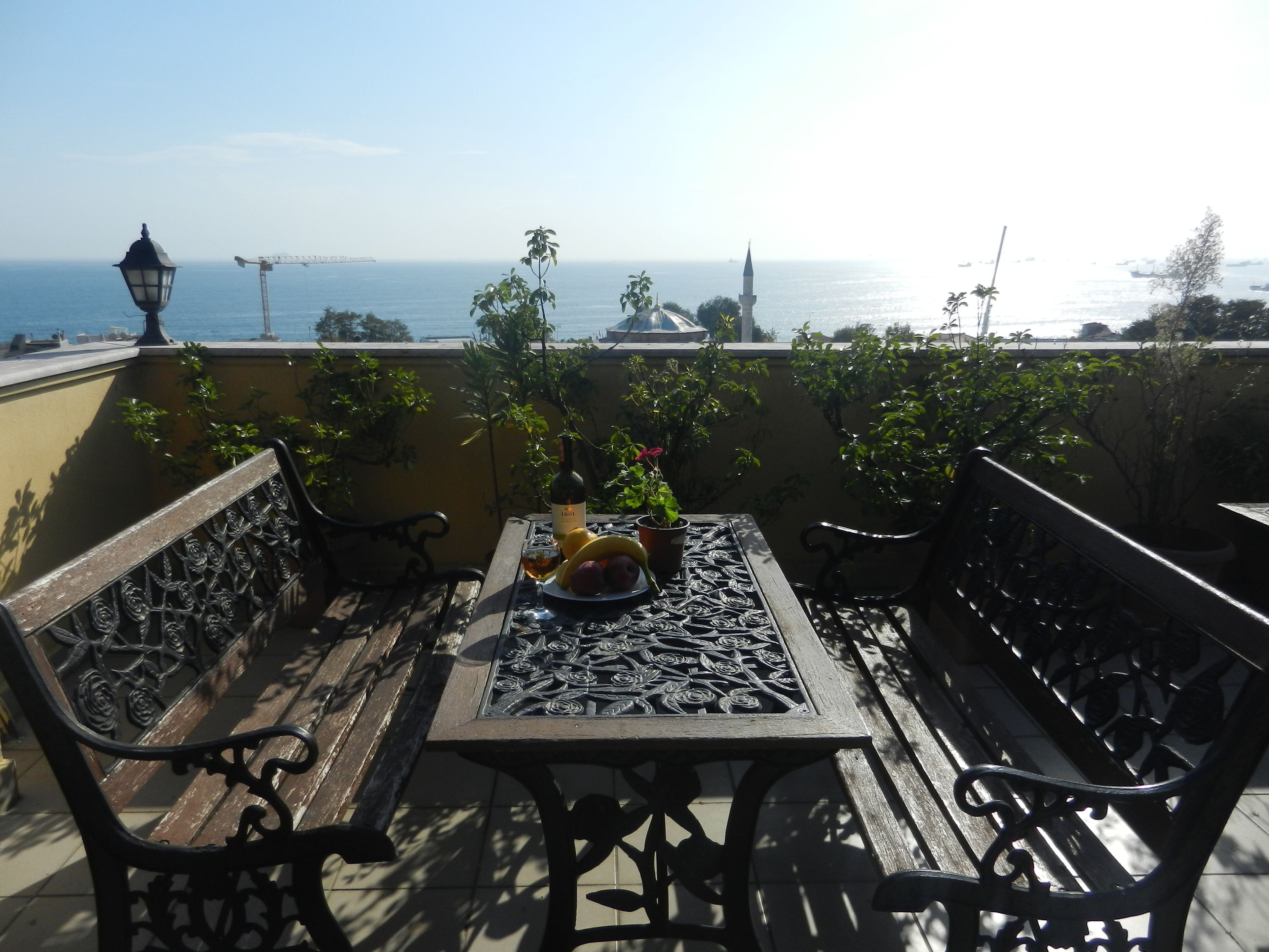 Suite, 1 habitación, cocineta, vista al mar | Terraza o patio