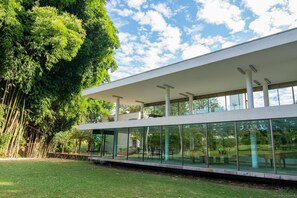 Practice de golf couvert