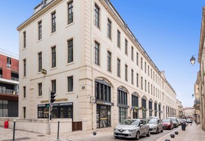 Façade de l’hébergement