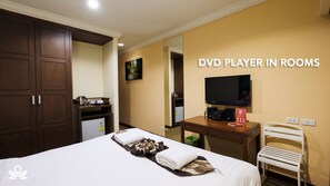 Quarto casal standard | Wi-Fi de cortesia, roupa de cama