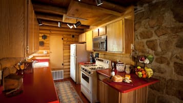 Premier Chalet, 4 Bedrooms, Mountainside | Private kitchen | Fridge, microwave, stovetop, coffee/tea maker