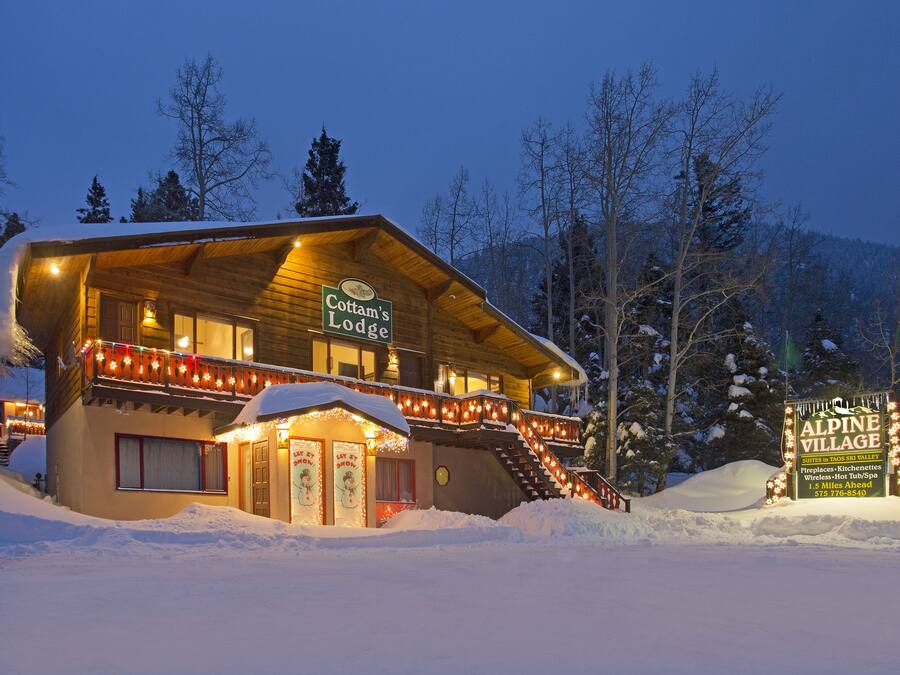 Front of property - evening/night
