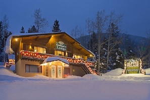 Front of property - evening/night