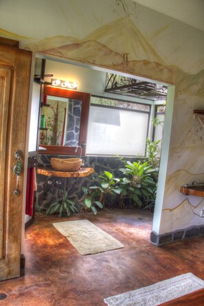 Luxury Bungalow, 1 Bedroom, Garden Area | Bathroom | Shower, free toiletries, towels