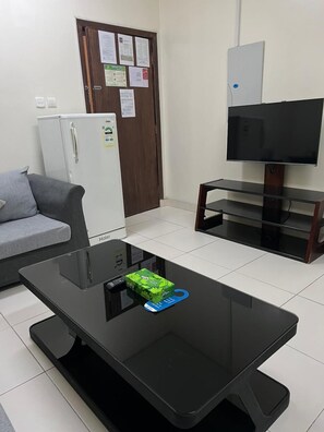 Apartment, 1 Bedroom, Kitchenette | Living area | LED TV - Binayat Hama Serviced Apartments (Al Jubail)