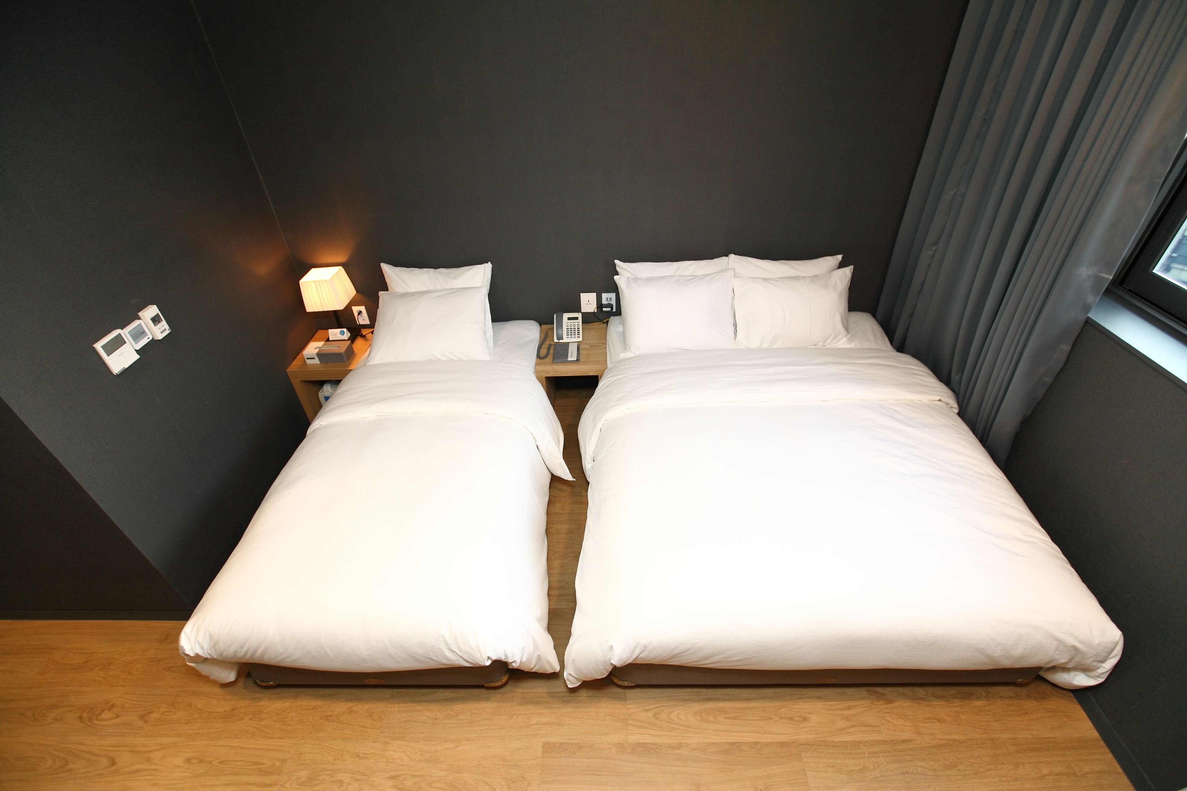 deluxe double room | in-room safe, blackout curtains, soundproofing, free wifi