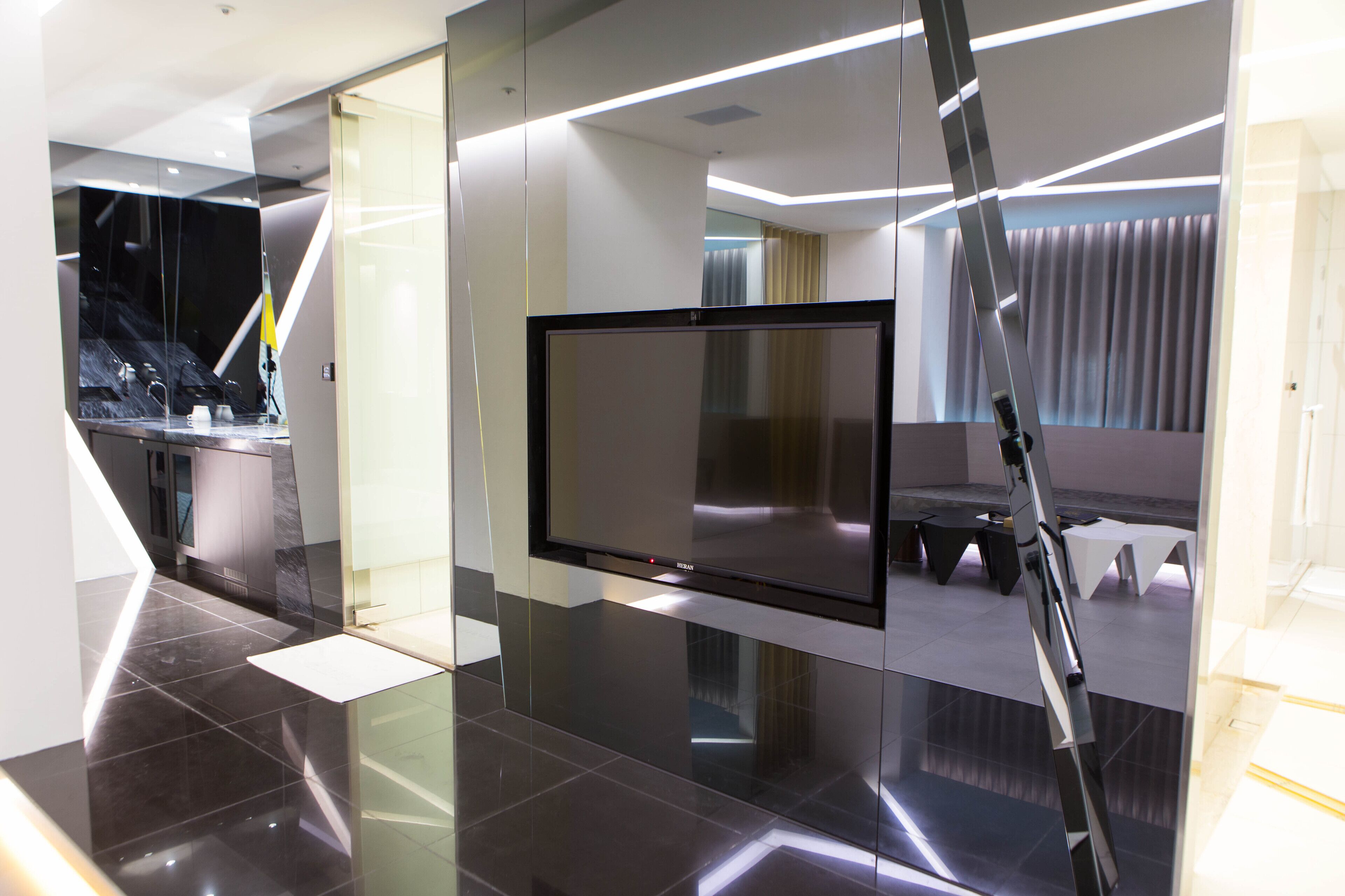 vip suite (check in time starts from 6pm) | living area | lcd tv