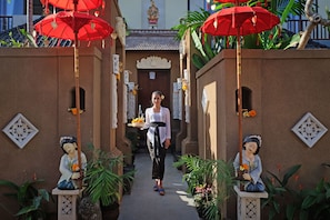 Entrée de l’hébergement 
