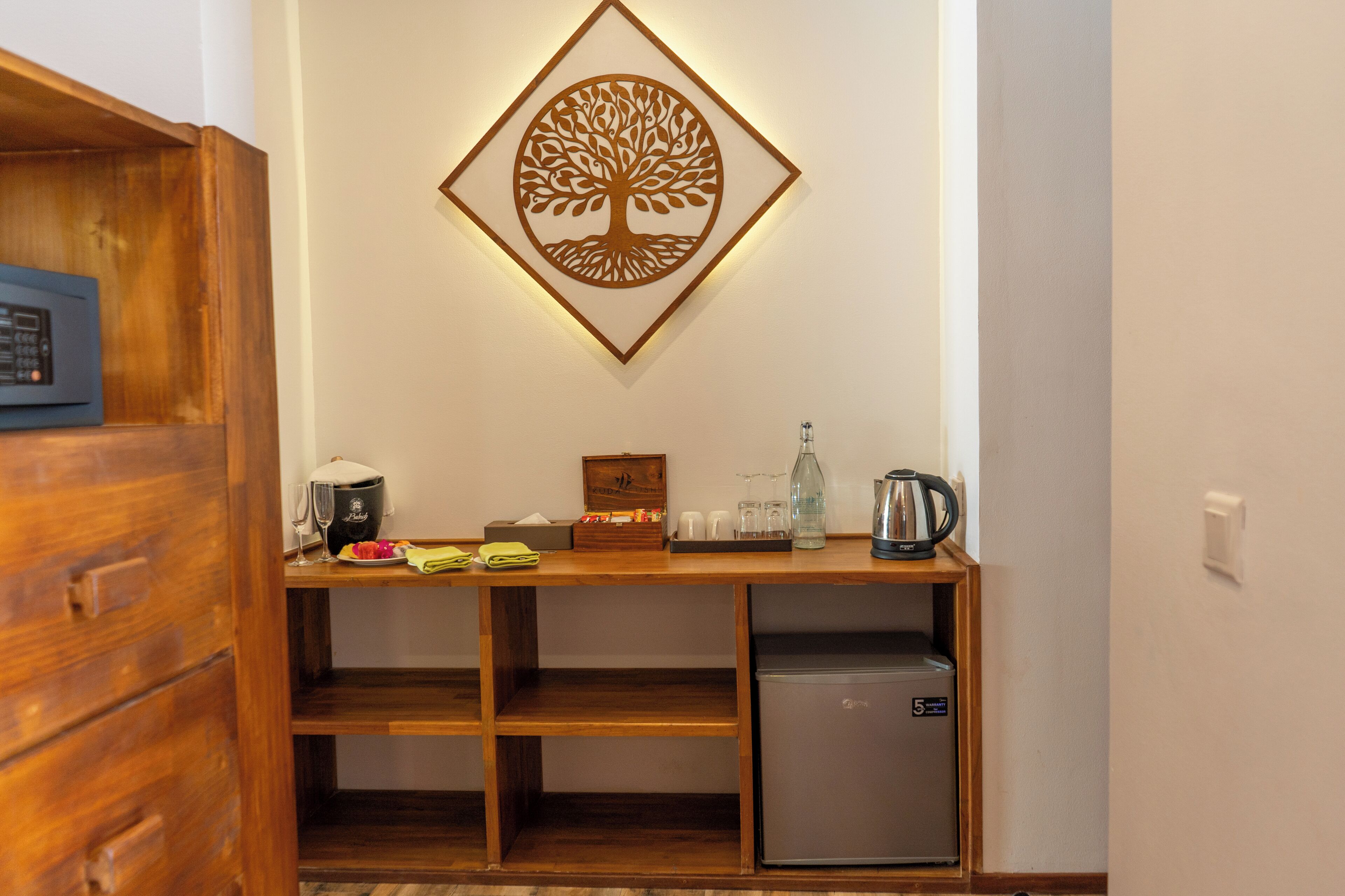 beach villa with pool | premium bedding, pillow-top beds, minibar, in-room safe