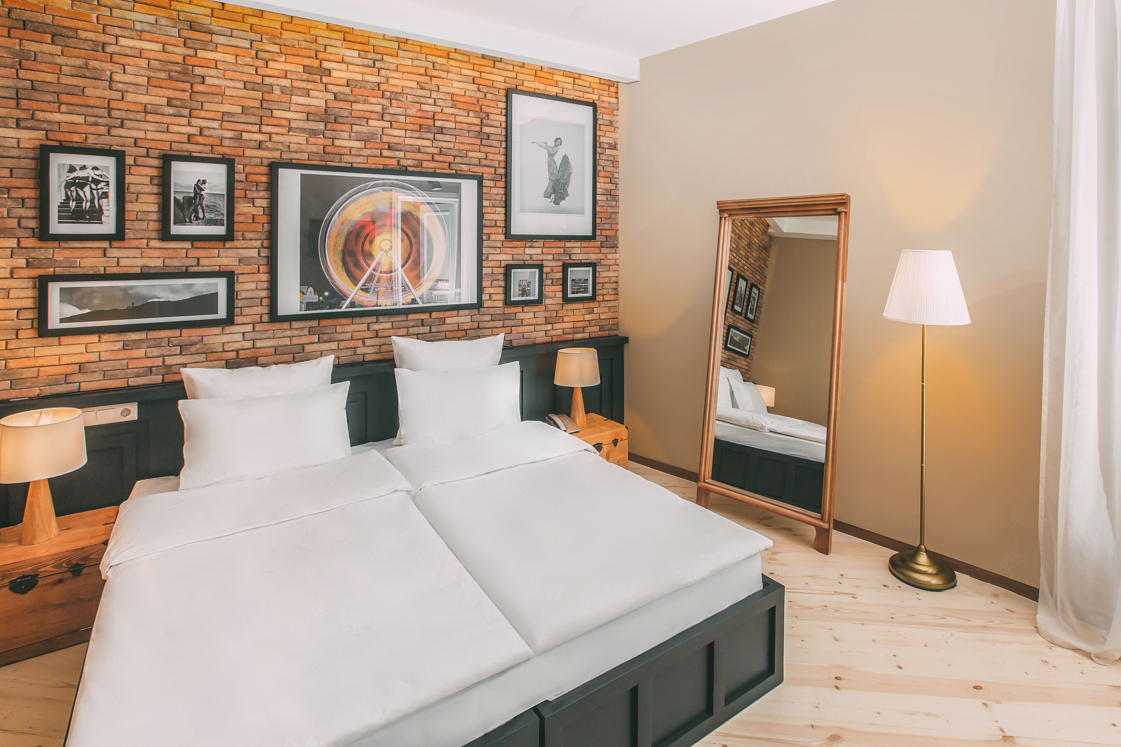 compact double or twin room, no windows | premium bedding, minibar, in-room safe, desk