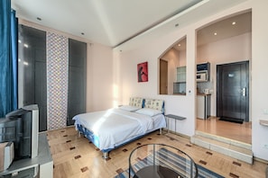 Blackout curtains, soundproofing, iron/ironing board, cots/infant beds
