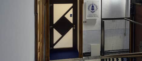 Interior entrance