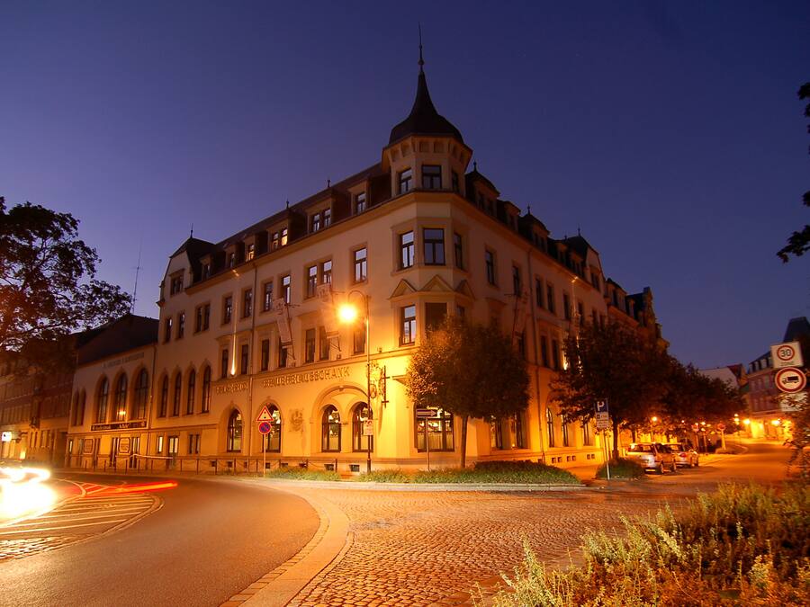 Front of property - evening/night