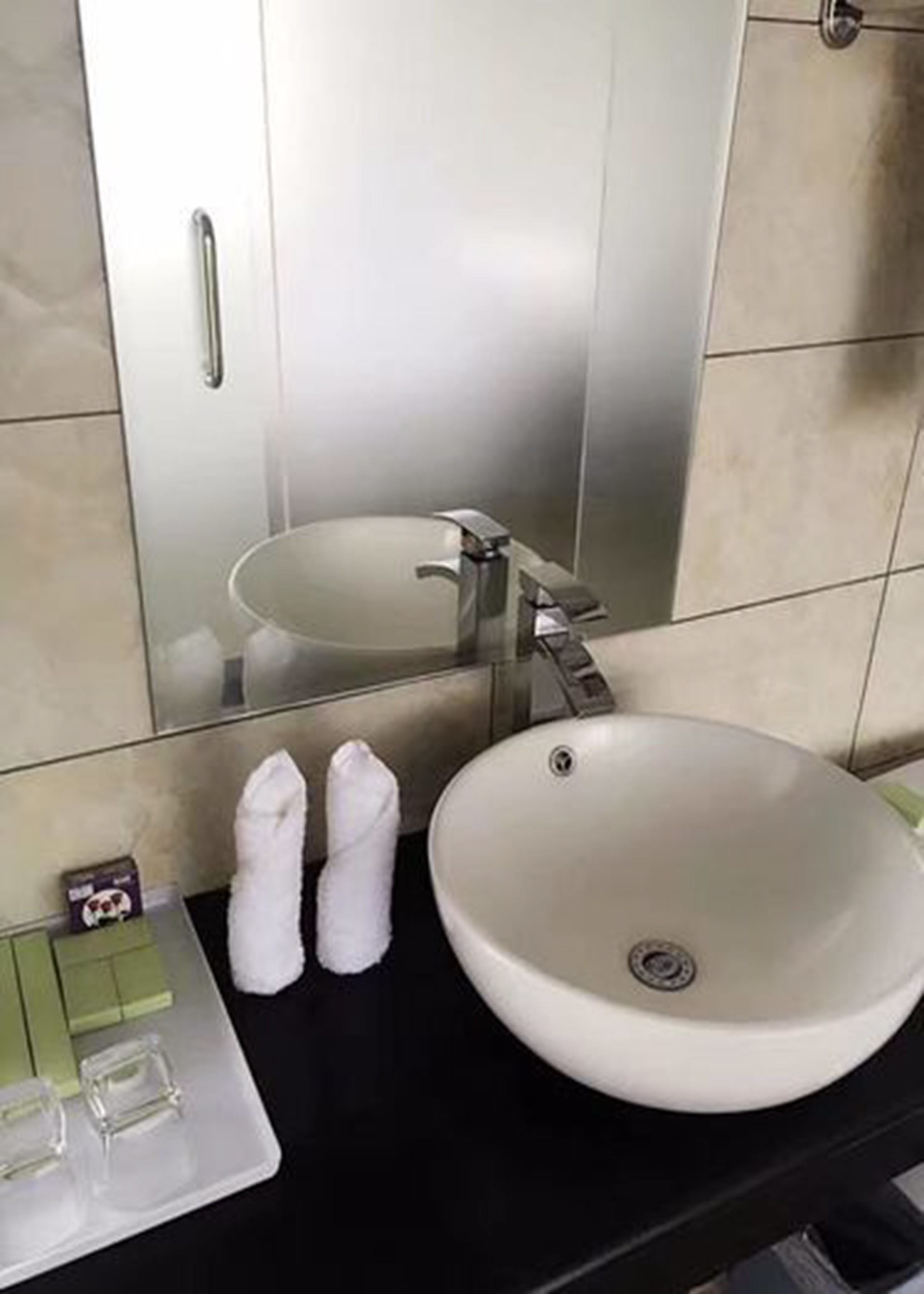 shower, free toiletries, hair dryer, dressing gowns